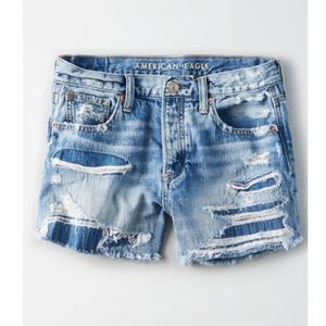 AE high waisted festival midi short